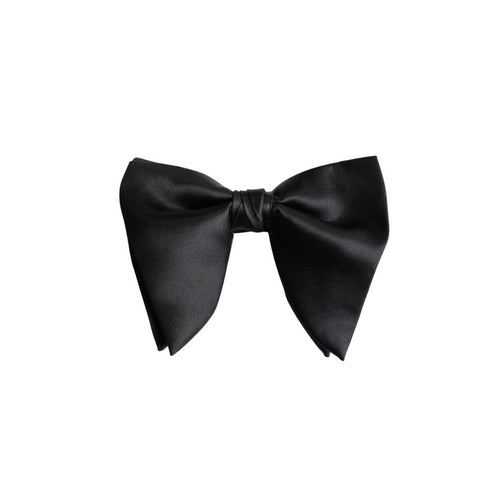 Oversized Satin Bow Tie